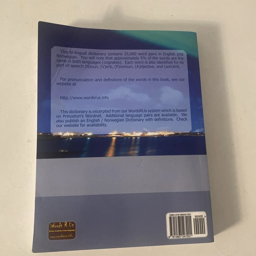 English / Norwegian Dictionary: Norsk / Engelsk ordbok by Rigdon, John C.